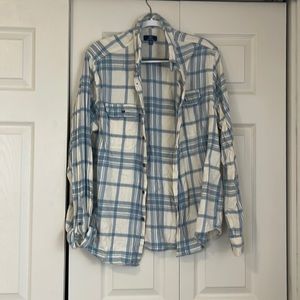 Cozy blue flannel